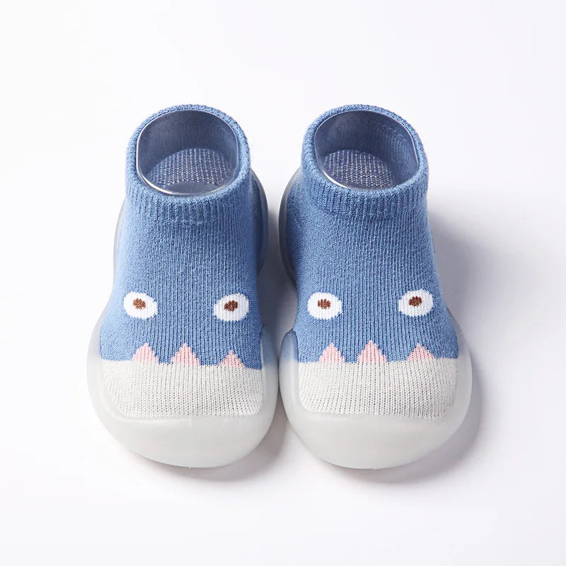 1 Pair Baby Shoes Spring Autumn Cotton Anti-Slip First Shoes Baby Toddler Shoes Cartoon First Walker Kids Soft Rubber Sole Shoe