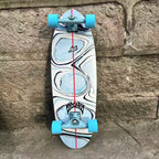 Surf Land Skateboard CX4 CX7 Maple Single Kick Carving Cruiser Skate Board Longboard Pumping Cool Side Sport Street Outdo