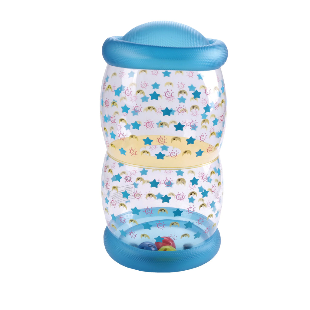 Baby Crawling Roller Inflatable Toy With Bell Learning To Walk Walker Activity Early Education Toy