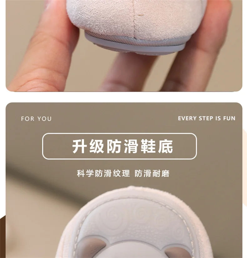 Baby Socks Shoes Infant Cute Cartoon Kids Boy Shoes Soft Rubber Sole Child Floor Sneaker Baby Girls Walker