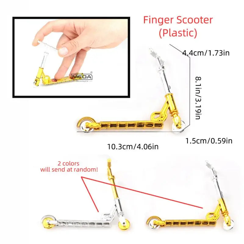 Plastic Fingerboard Toys with Scooter Roller Skating Shoes Tools Wooden Skateboard Platform Finger Skteboard Kits for Kids