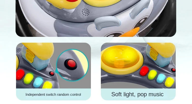 LazyChild Baby Walker Walkers For Kids With Wheels Andador Car Toddler Walker For Kids Learning Baby Wallker Music Push Handle