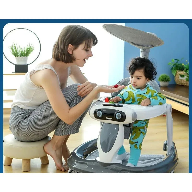 Suitable for Infants Aged 0 to 1 with Anti O-shaped Legs Equipped with Anti Roll and Anti Roll Legs Multifunctional Walker
